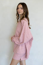 Morgan Oversized Long Sleeve Top - Mint