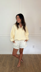 Ditsy Floral Sweat Shorts