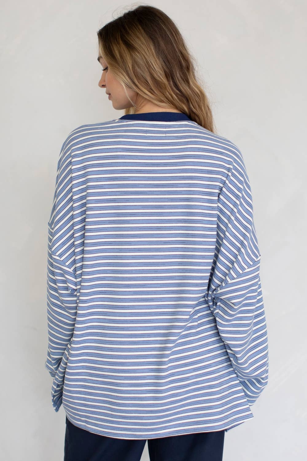 Morgan Oversized Long Sleeve Top - Mint