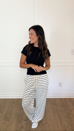 Mia Ribbed Top - Black