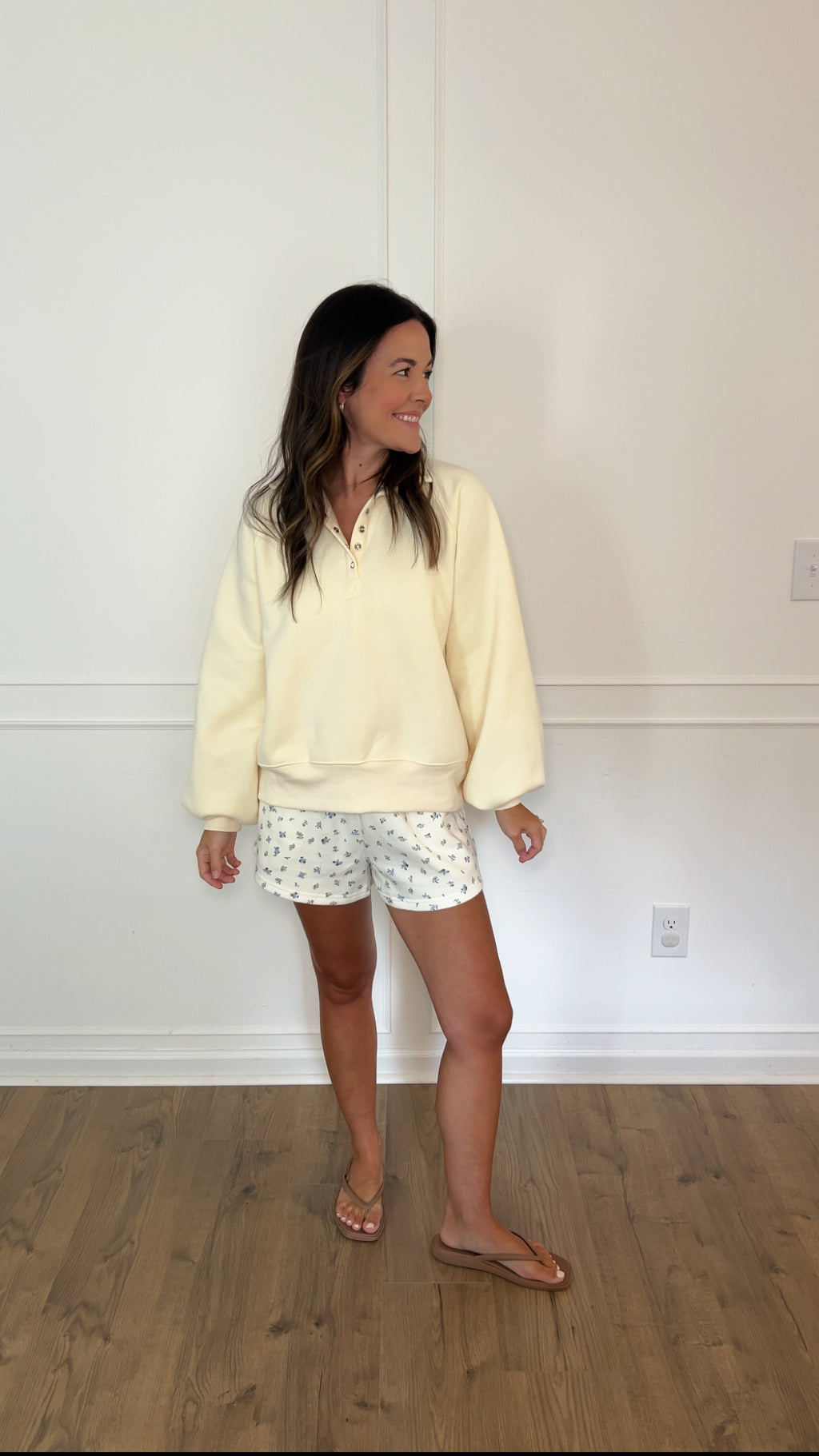 Alex Snap Pullover - Butter