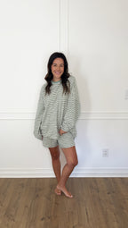 Morgan Oversized Long Sleeve Top - Mint
