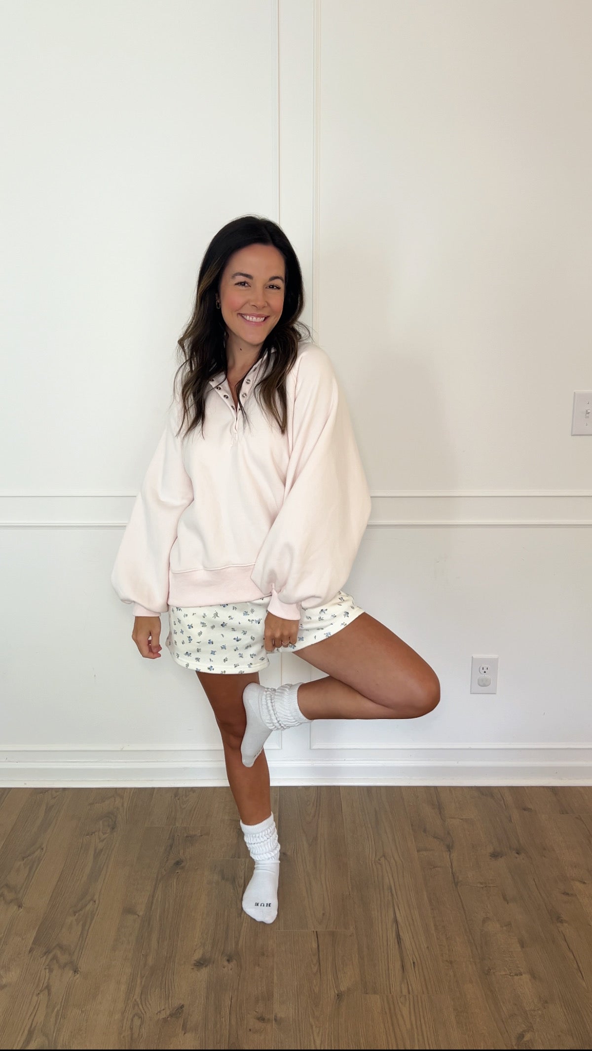 Ditsy Floral Sweat Shorts