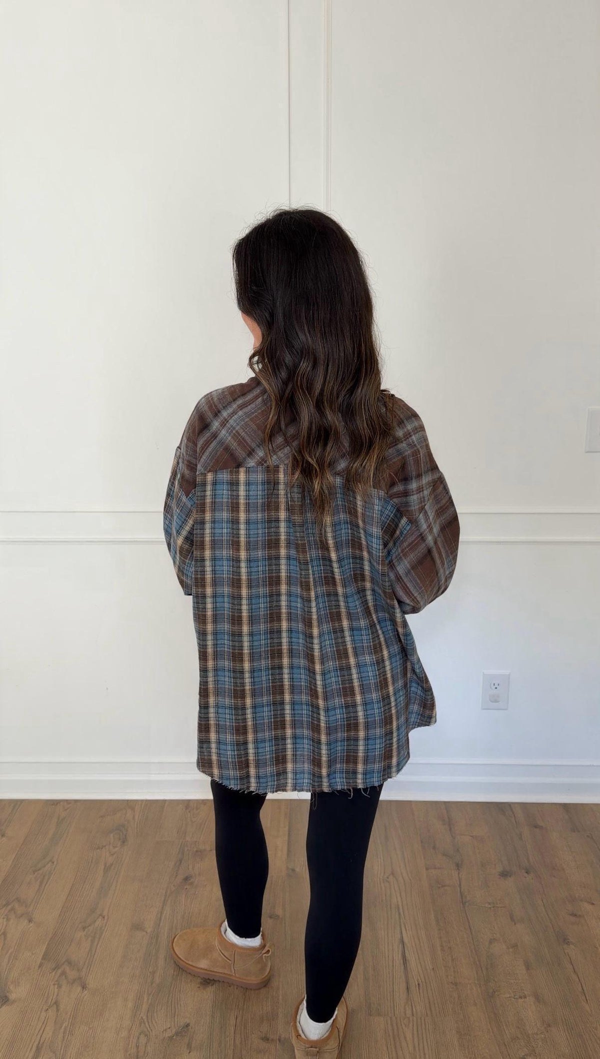 Addison Flannel - Chocolate
