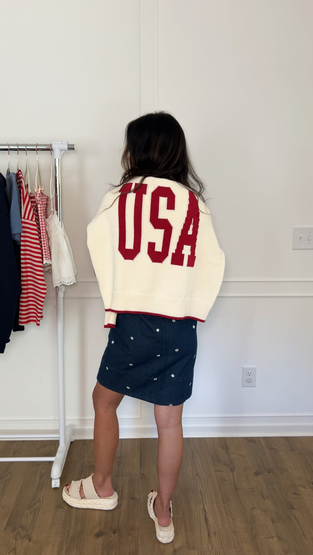 "USA" Knit Sweater