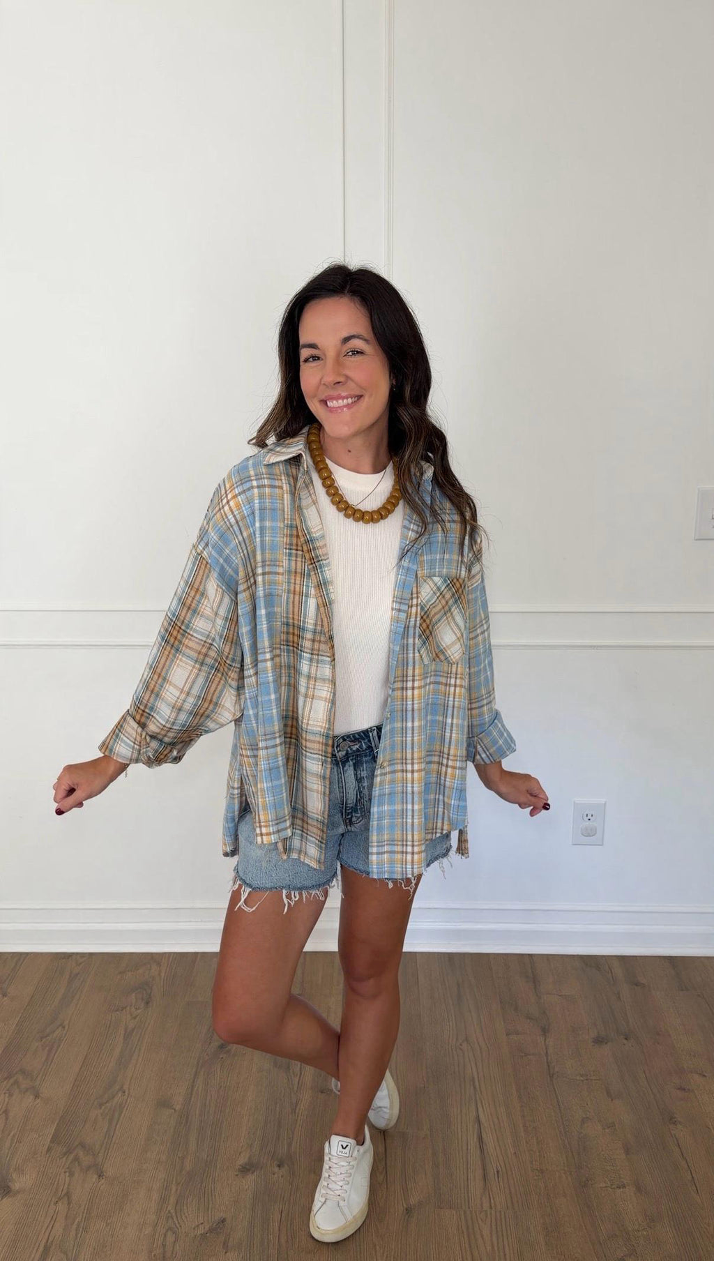 Addison Flannel - Tan