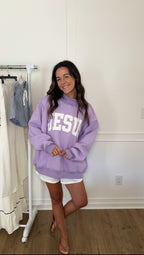 Jesus Mock Neck - Lavender