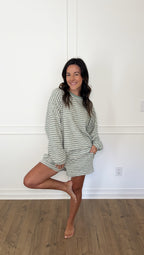 Morgan Oversized Long Sleeve Top - Mint