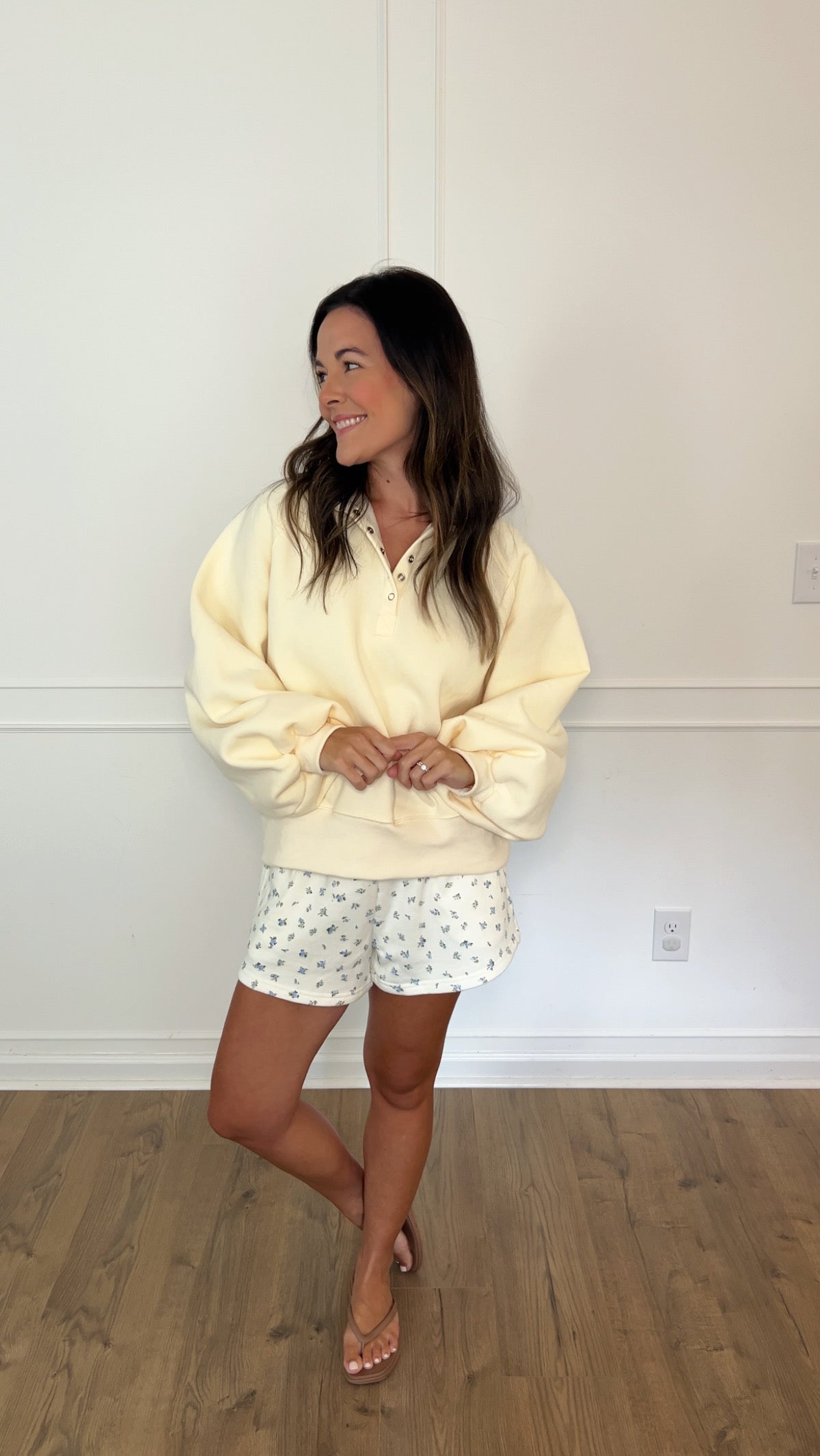 Alex Snap Pullover - Butter