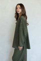 Morgan Oversized Long Sleeve Top - Mint