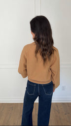 Tanner Henley Pullover - Camel