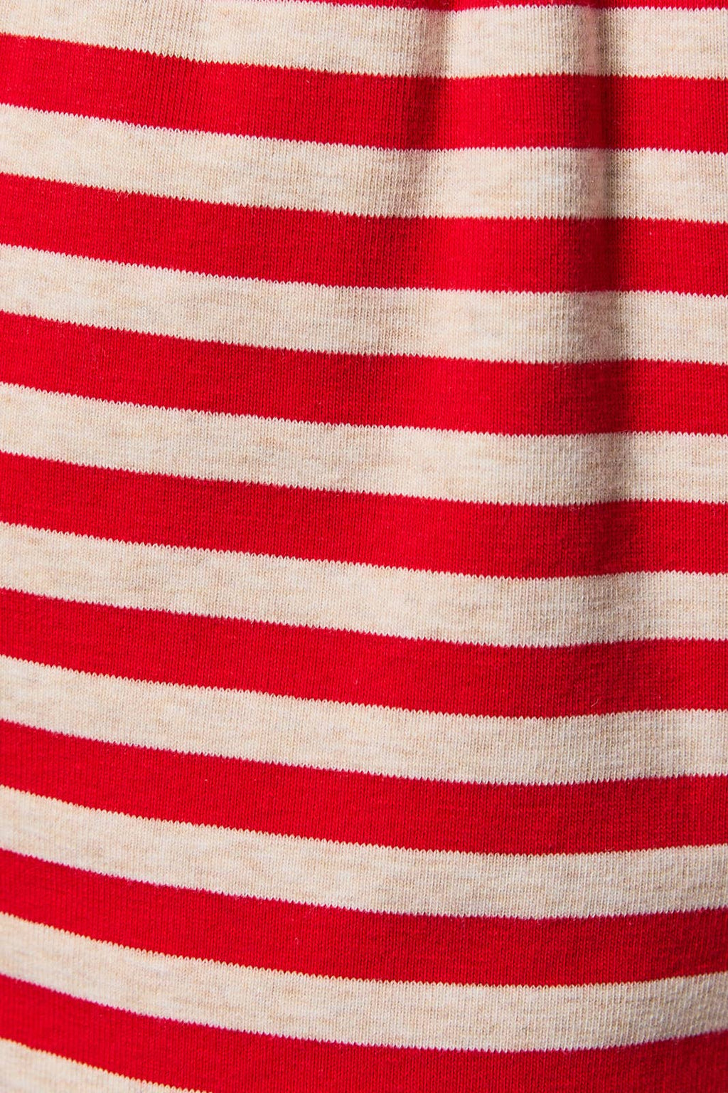 Delany Striped Shorts - Oatmeal & Red