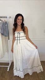 Maci Maxi Dress - White