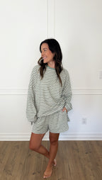 Morgan Oversized Long Sleeve Top - Mint