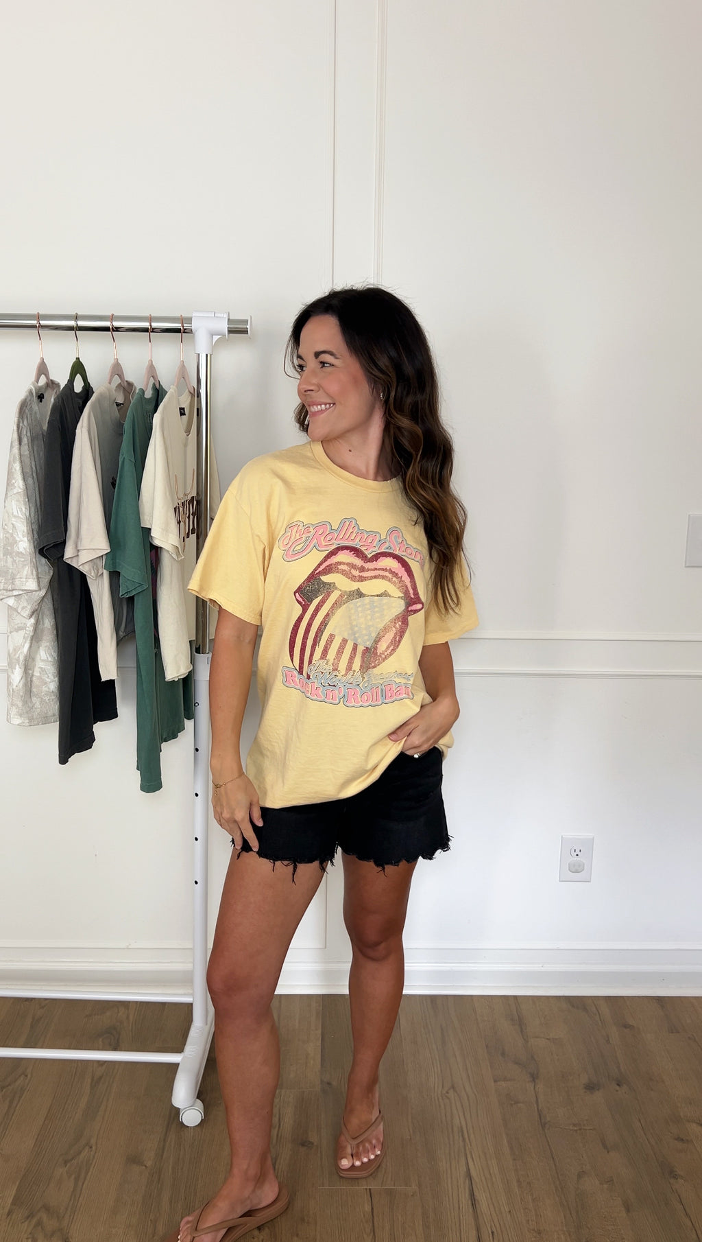 Rollings Stones Tee - Yellow