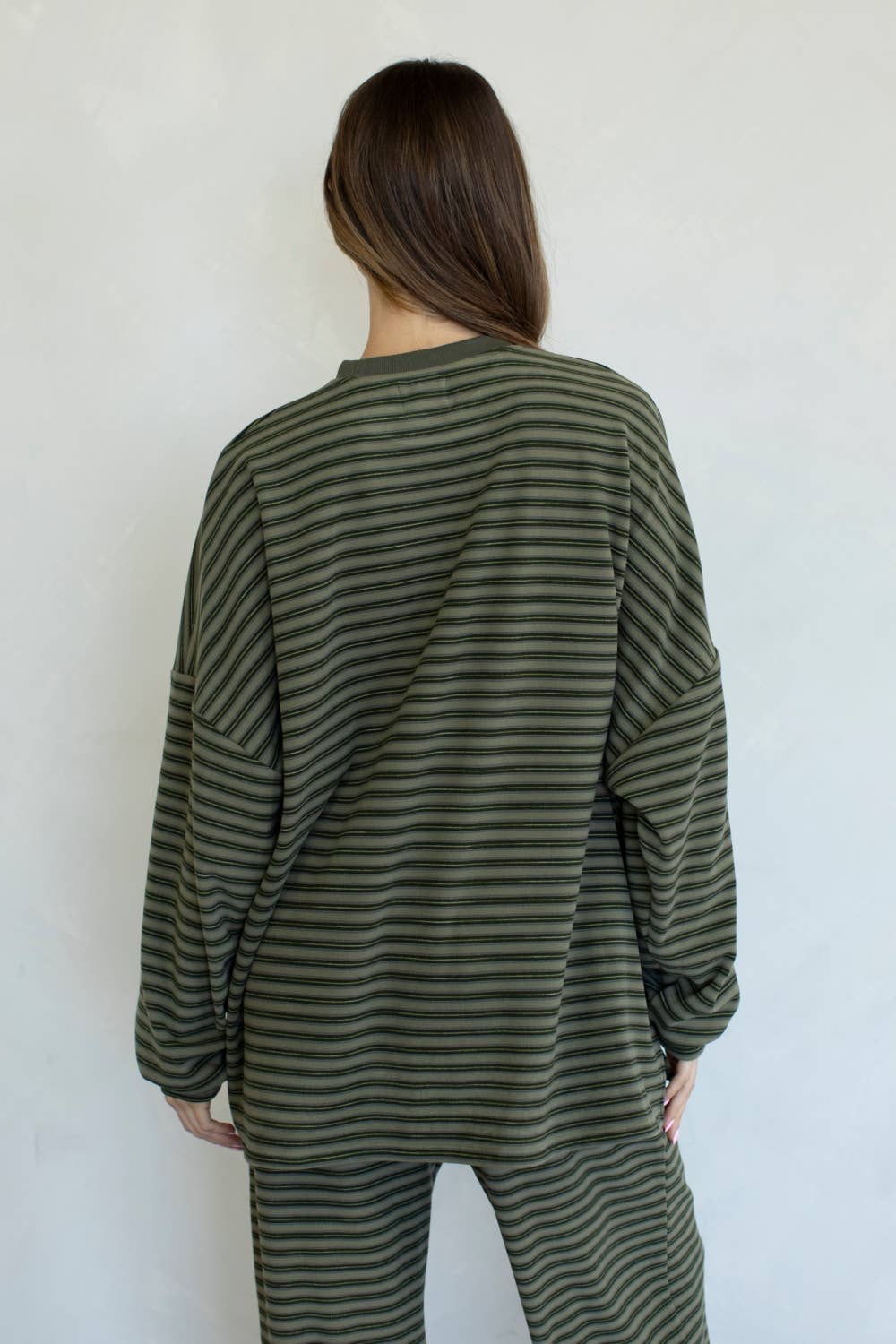 Morgan Oversized Long Sleeve Top - Mint