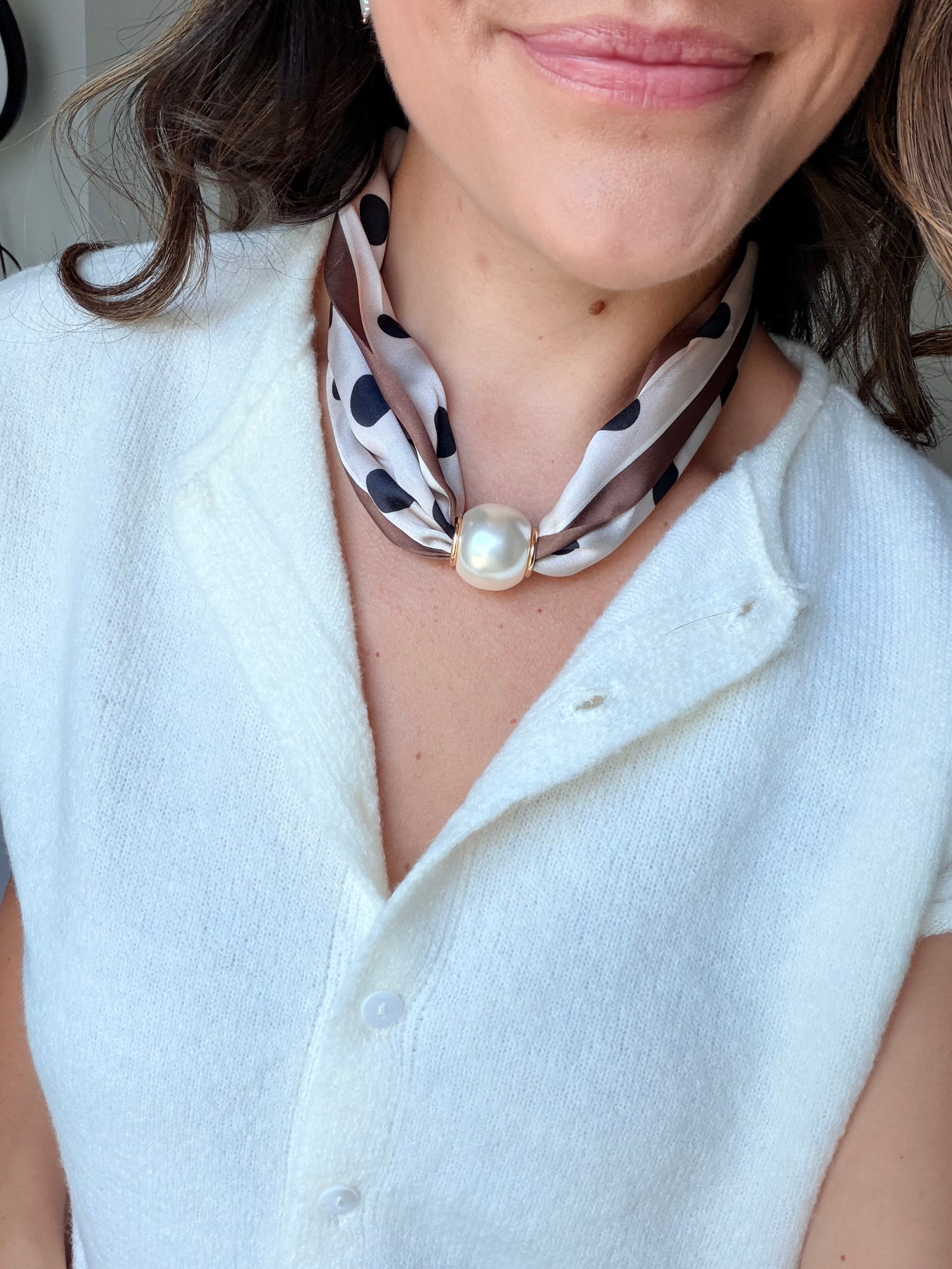 Satin Twilly Scarf Necklace