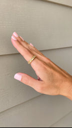 Sterling Rhinestone Eternity Ring