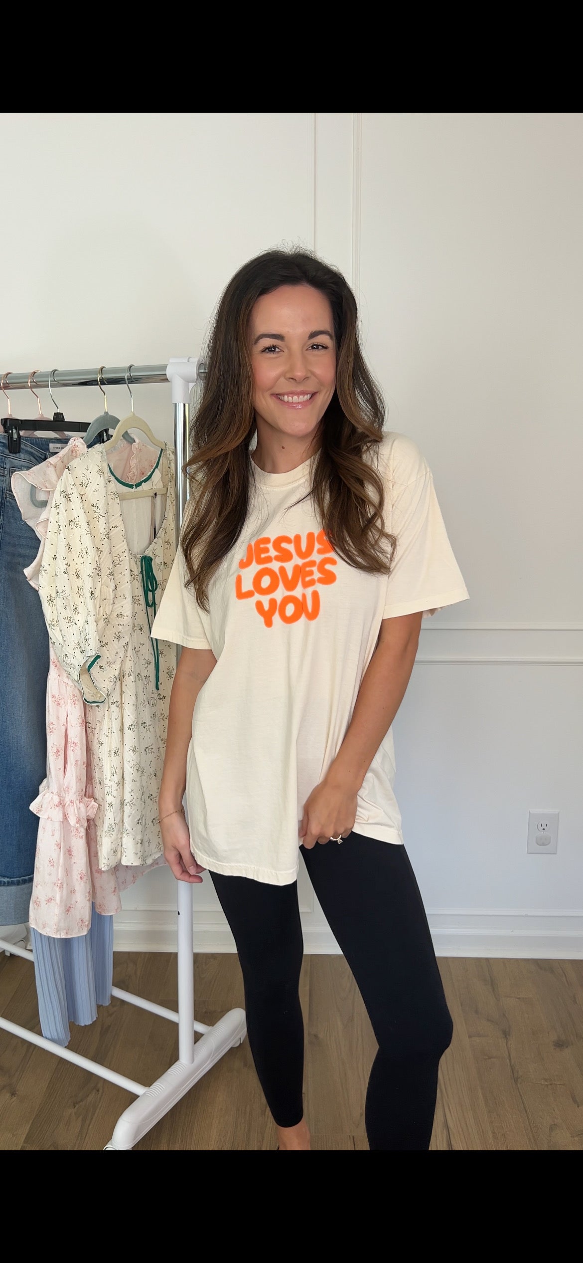Jesus Loves You Tee - Ivory