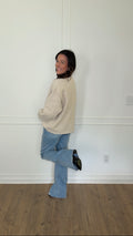 High Rise Wide Leg Jeans - Light Wash