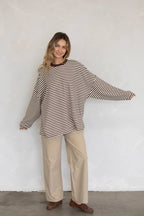 Morgan Oversized Long Sleeve Top - Mint