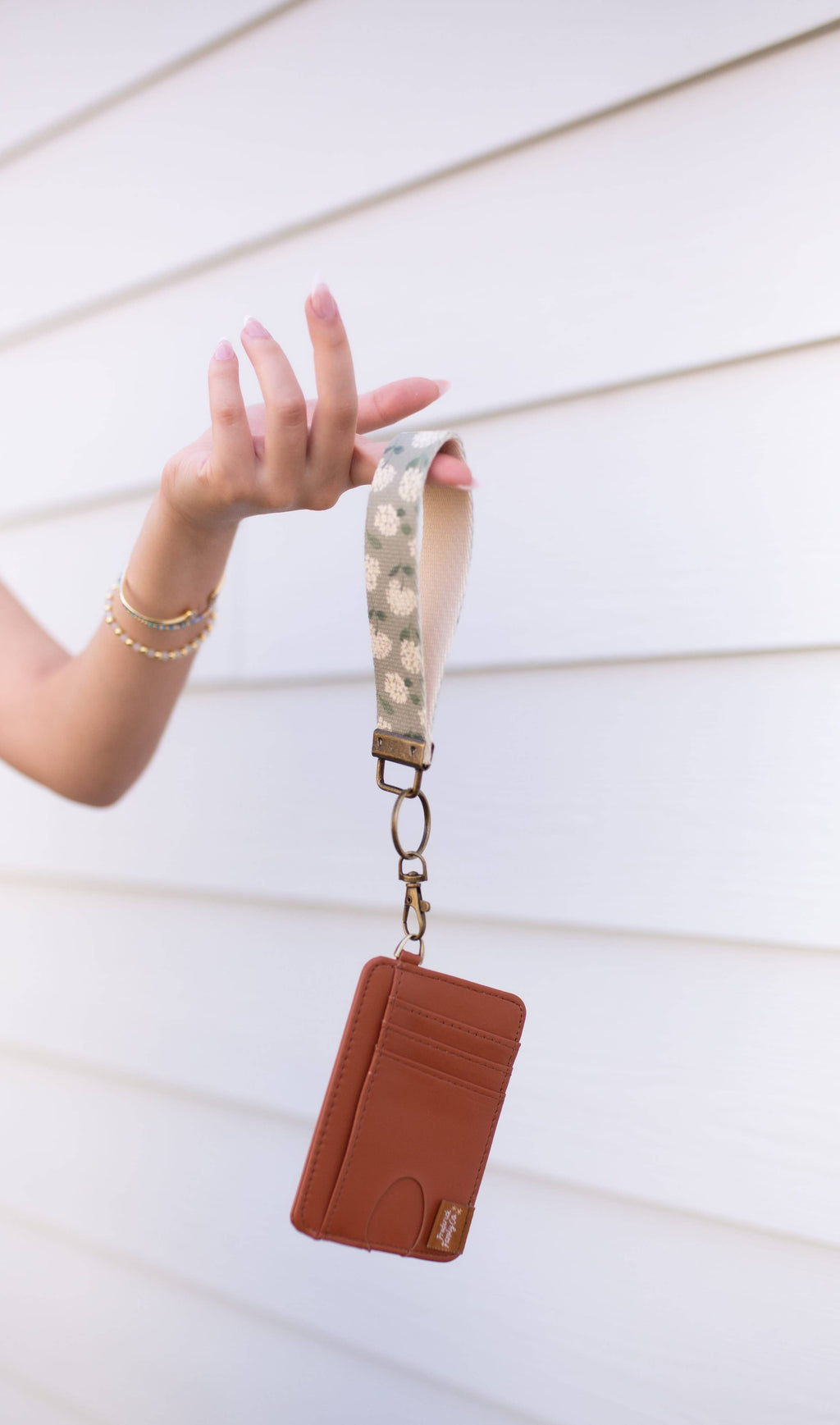 Card Holder Wallet with Wrist Lanyard