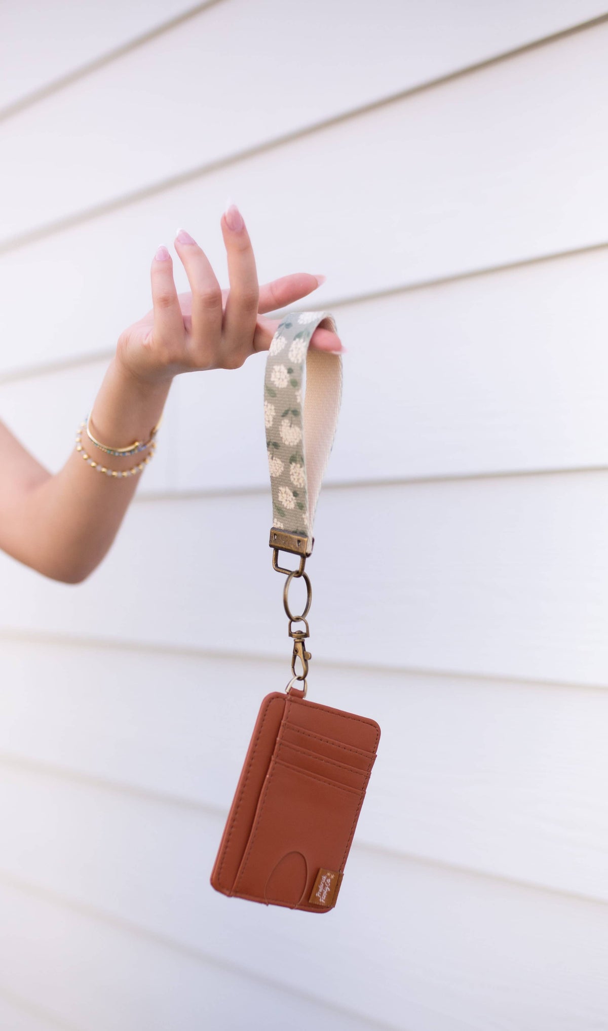 Card Holder Wallet with Wrist Lanyard