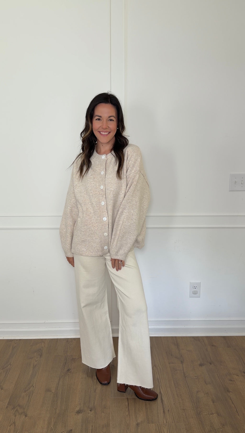 Reece Cardigan - Oatmeal