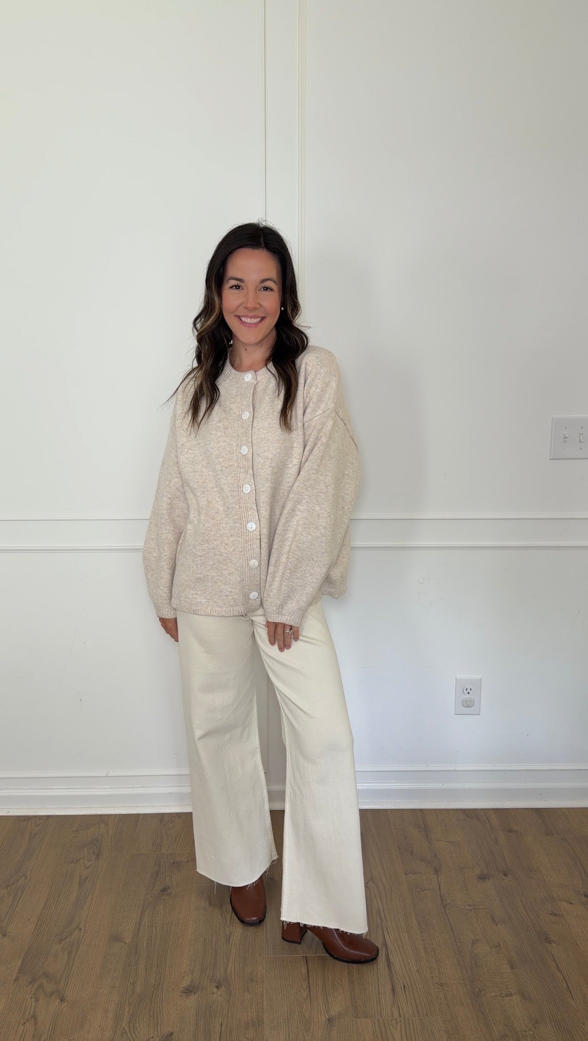 Reece Cardigan - Oatmeal