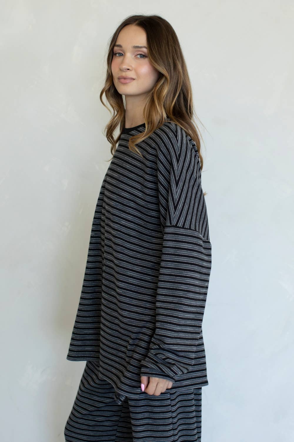 Morgan Oversized Long Sleeve Top - Mint