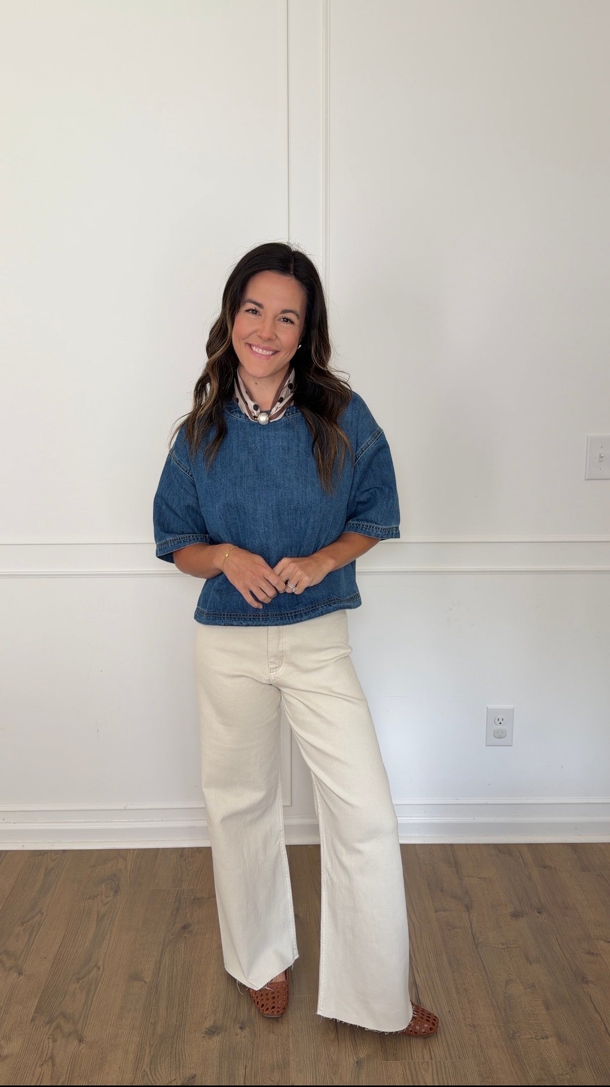 Everyday Denim Tee - Denim Blue