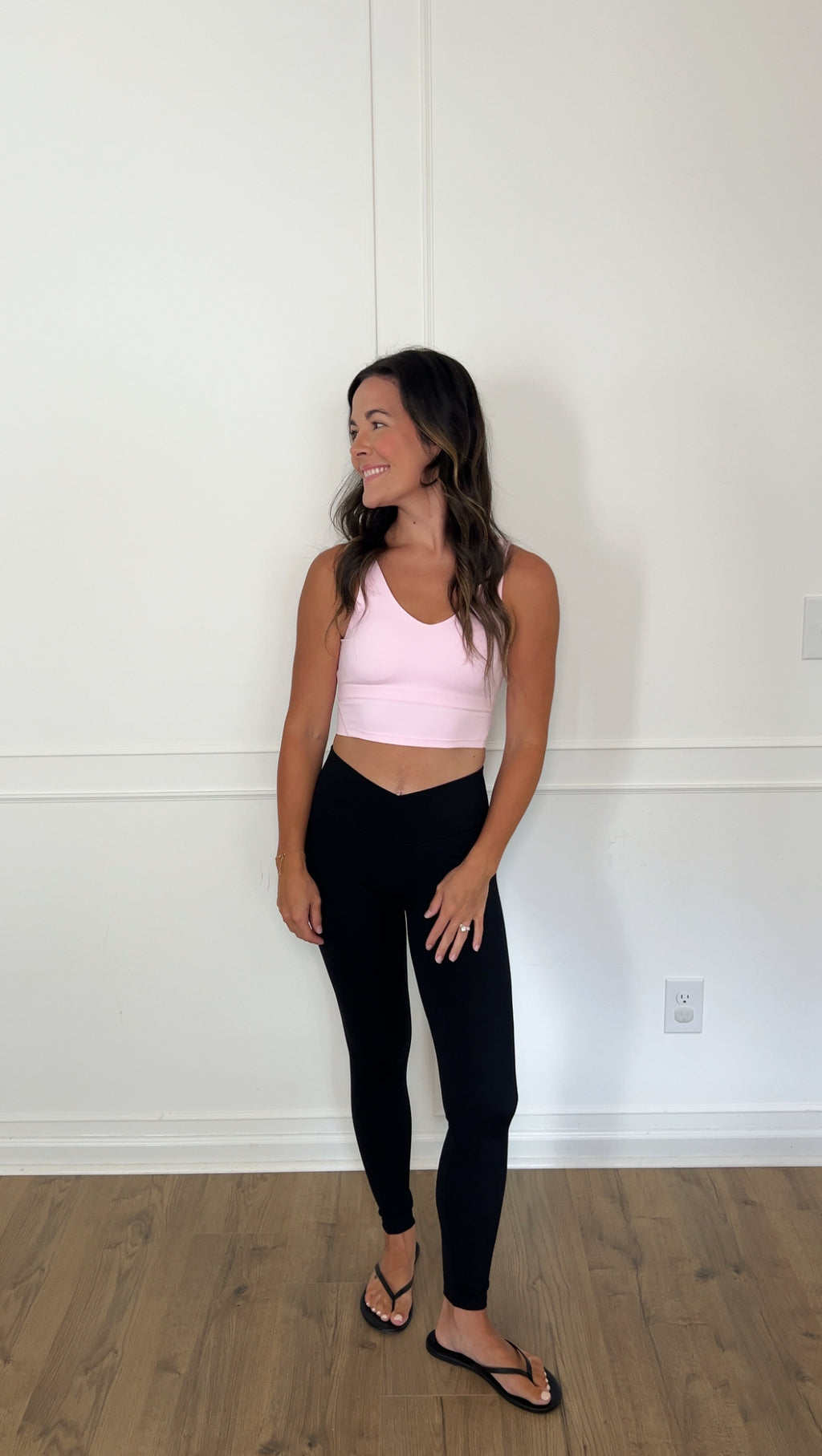 Courtney Crossover Leggings - Black