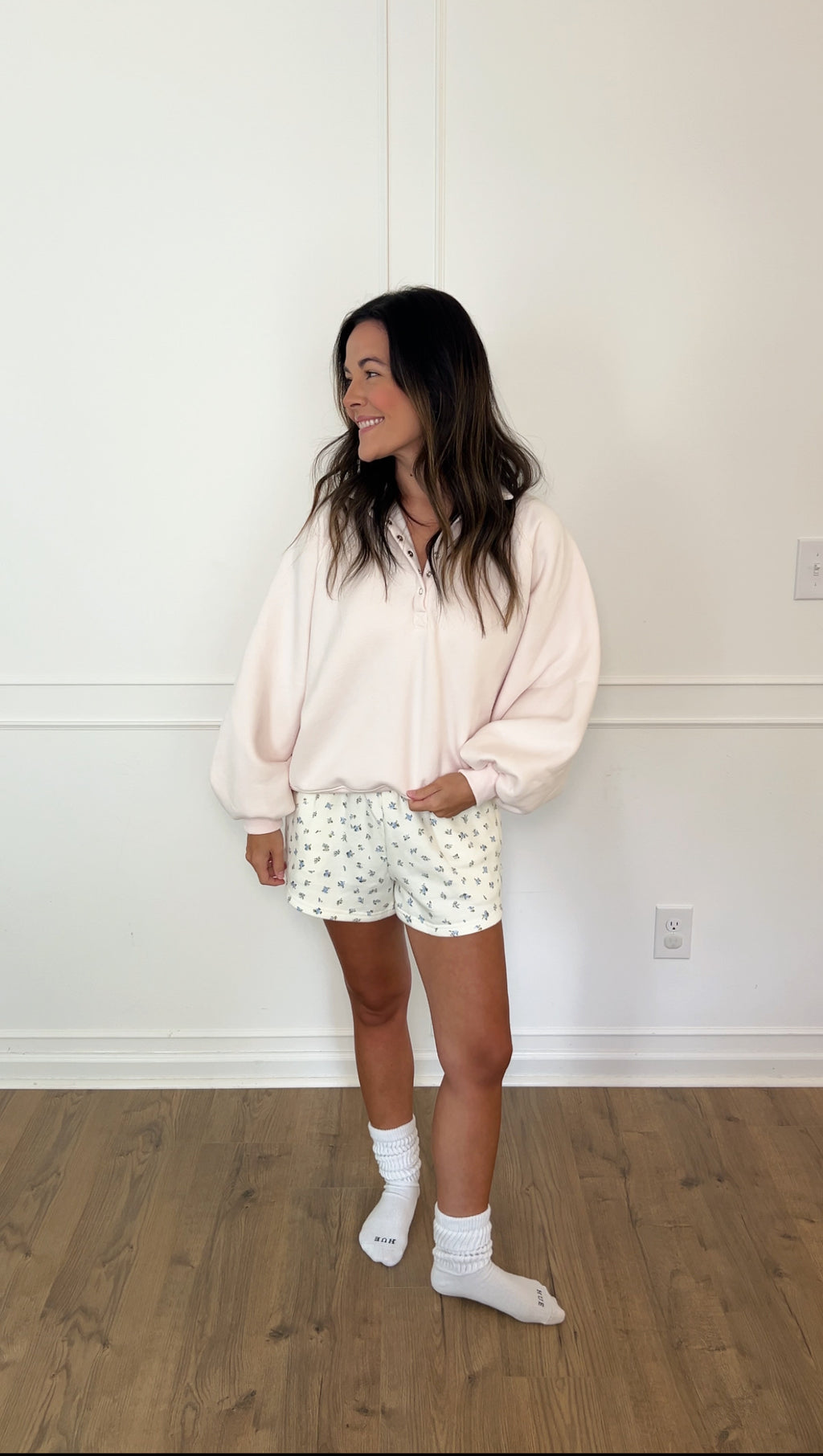 Alex Snap Pullover - Pink