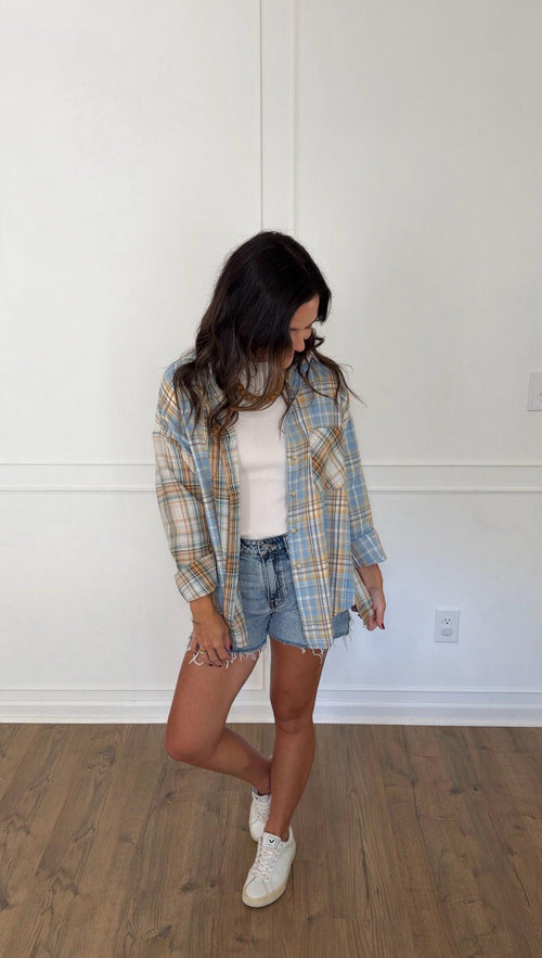 Addison Flannel - Tan