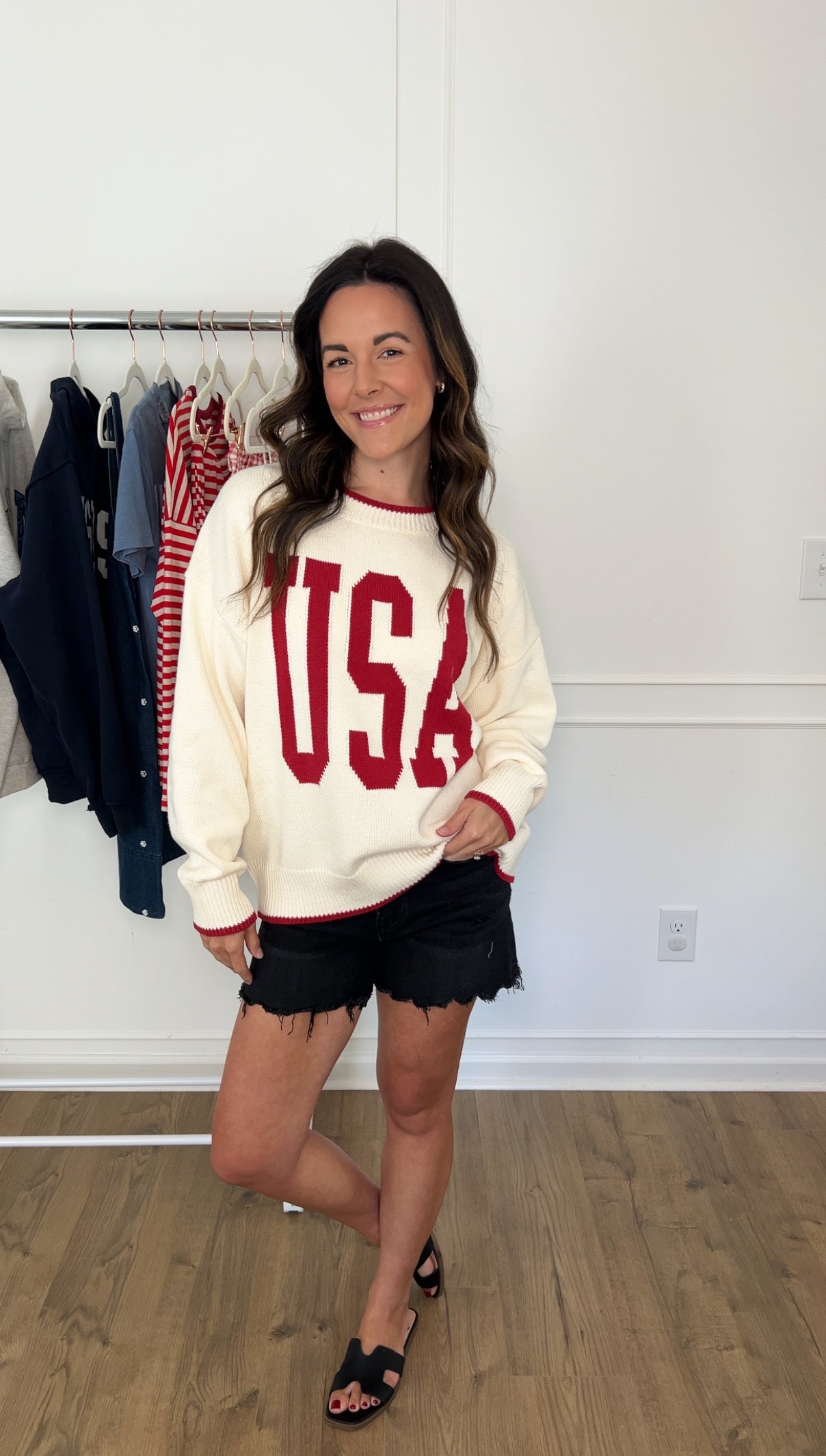 "USA" Knit Sweater