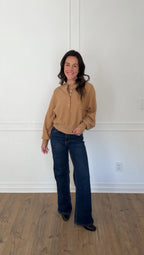 Tanner Henley Pullover - Camel