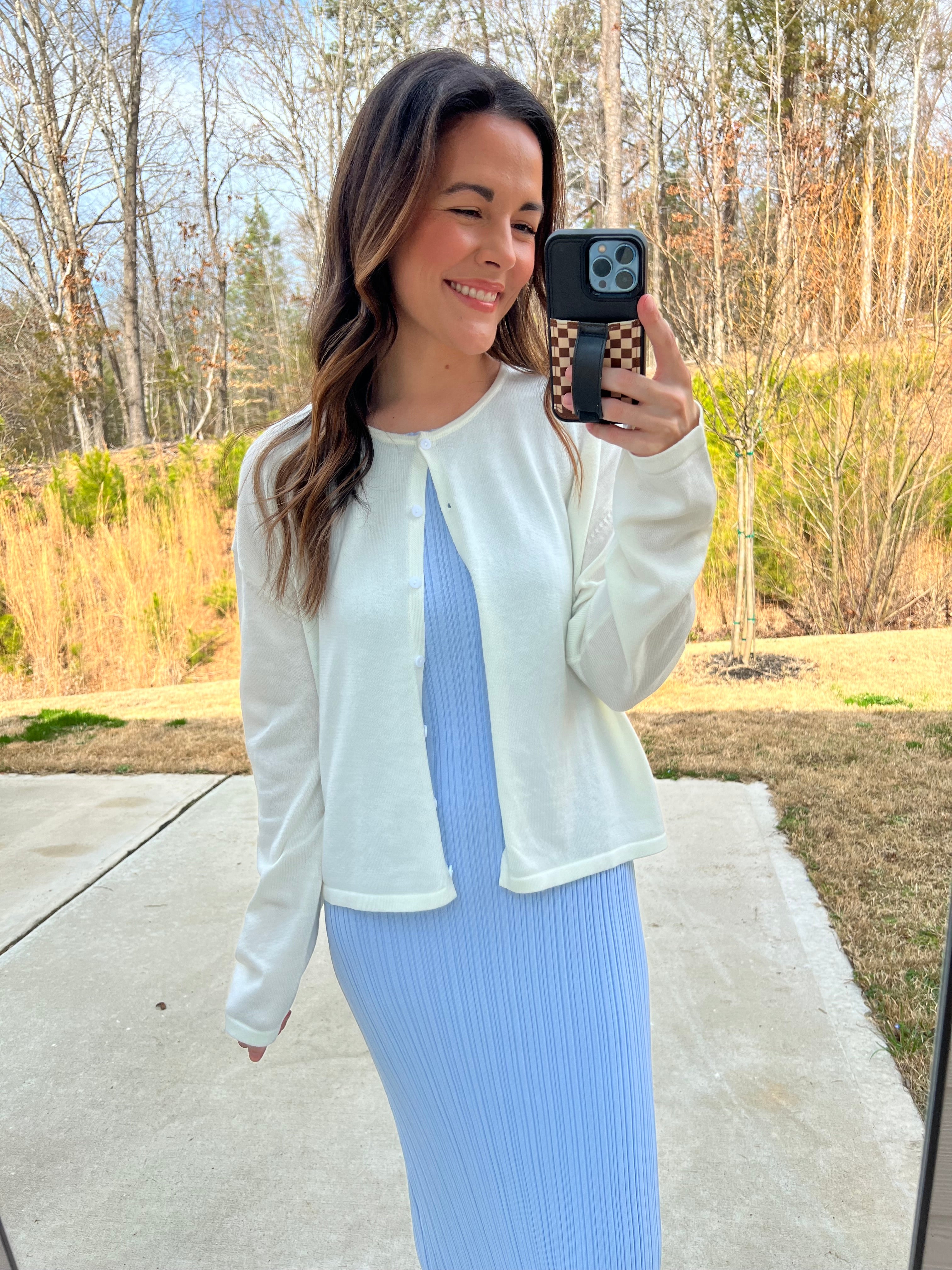 June Cardigan - Ivory