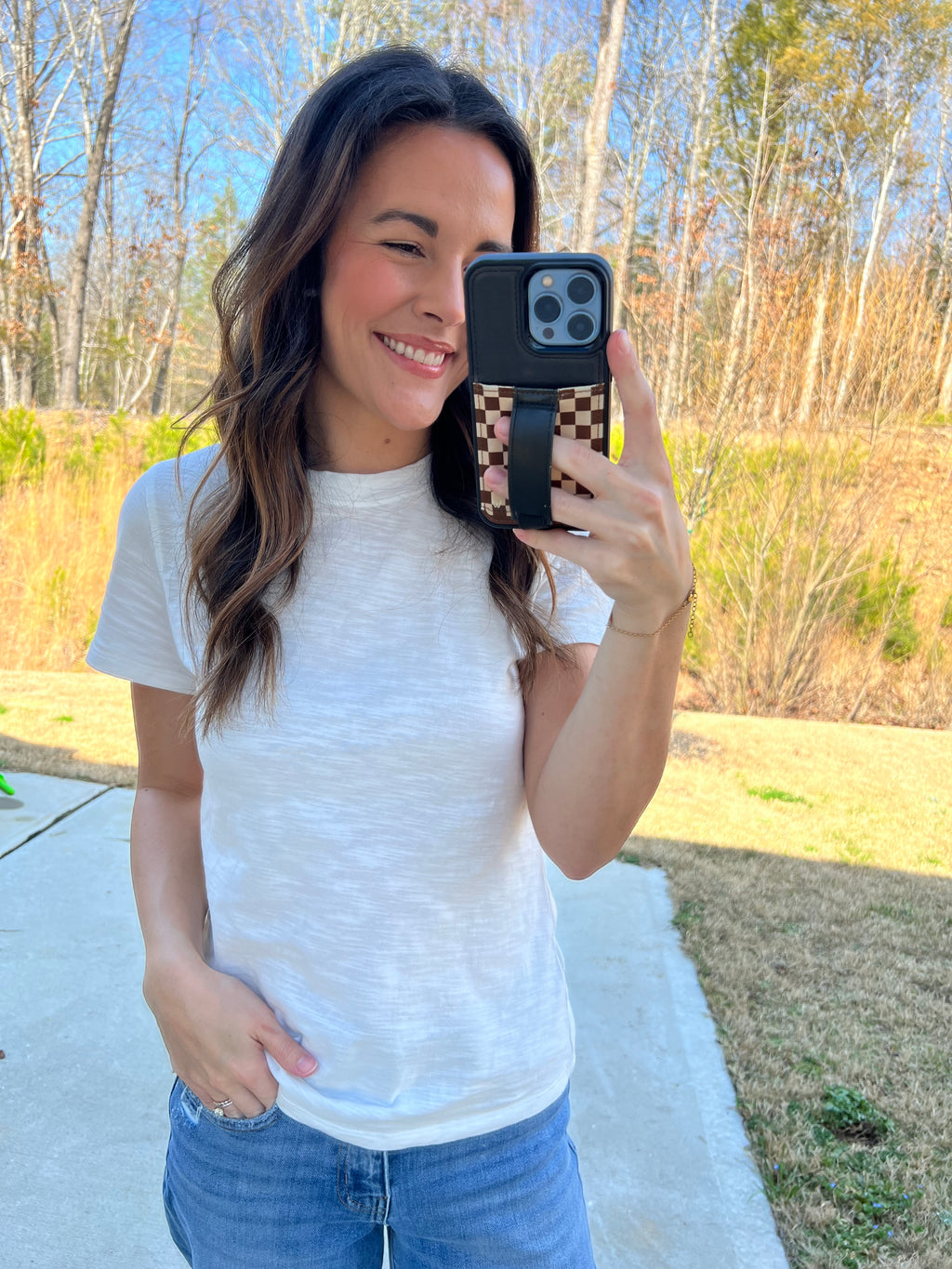 Everyday Essential Knit Tee - Off White