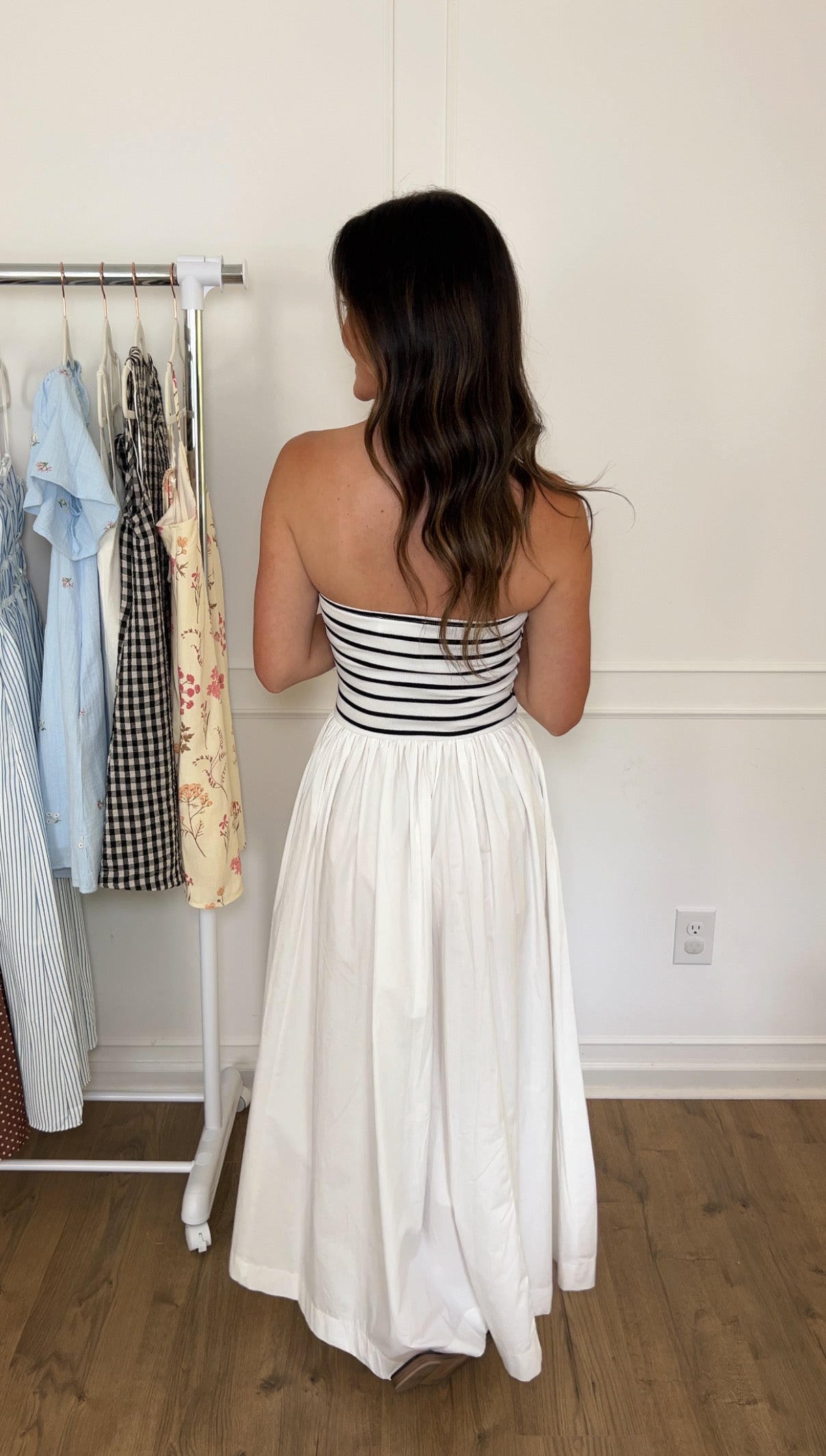 Stella Strapless Midi Dress