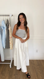 Stella Strapless Midi Dress