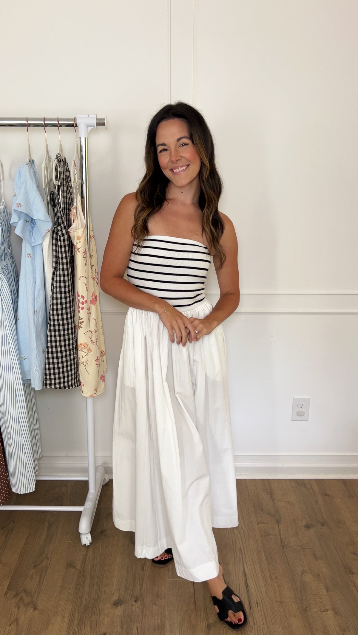 Stella Strapless Midi Dress