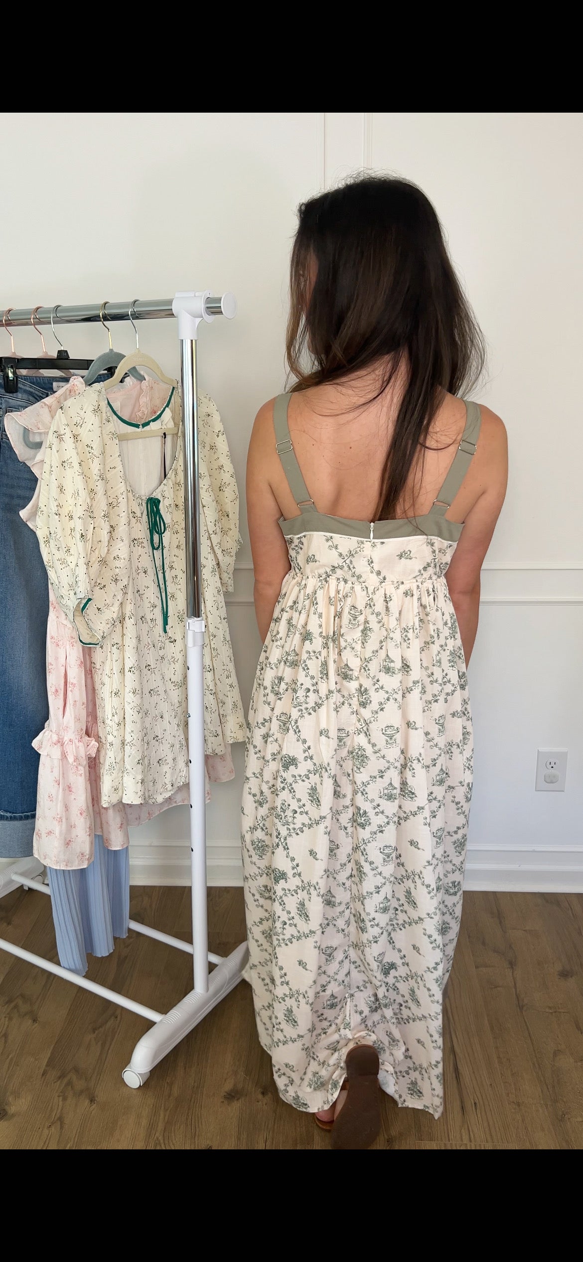 Piper Toile Maxi Dress - Sage