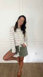 Jordan Tie Shorts - Olive