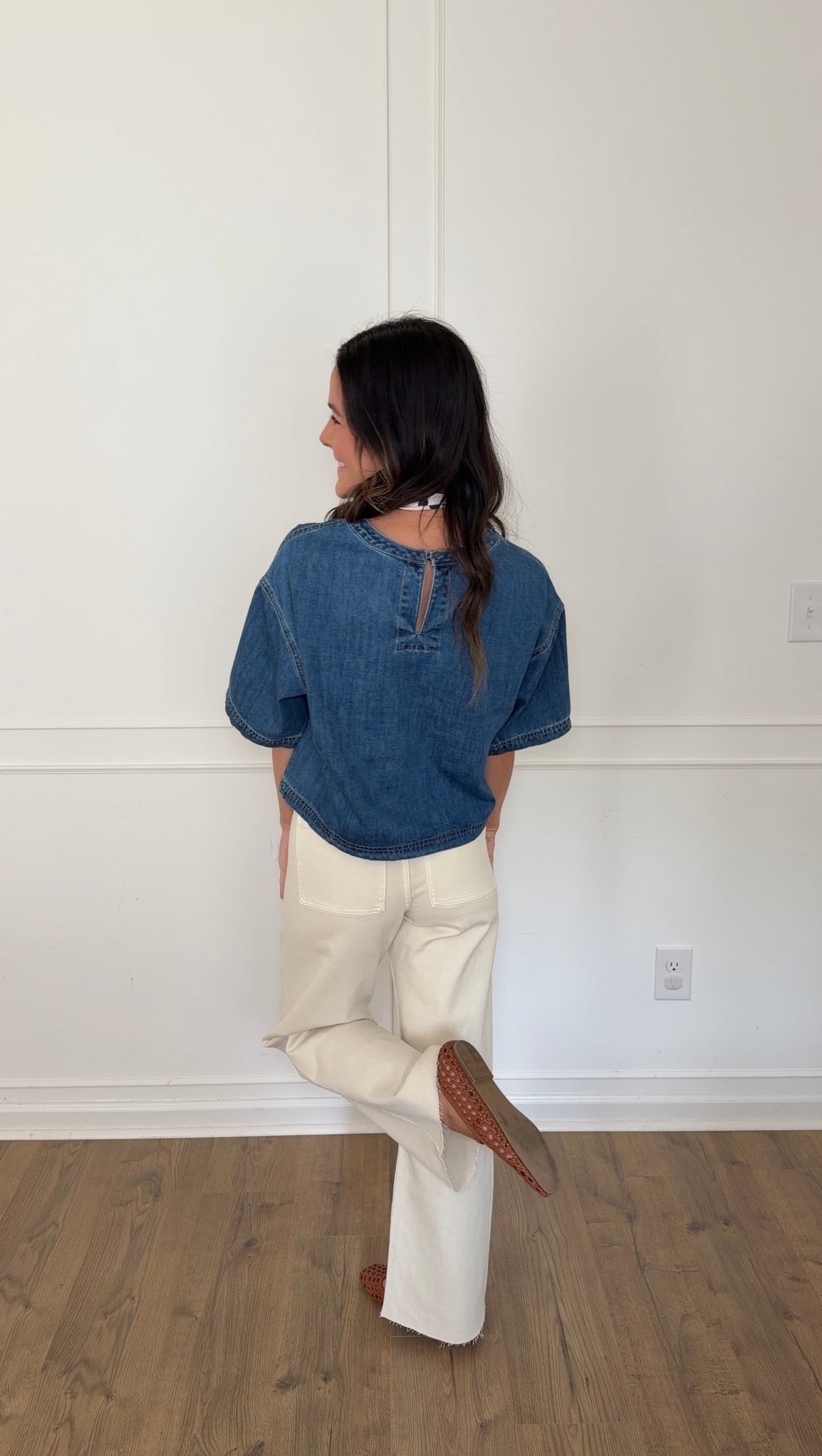 Everyday Denim Tee - Denim Blue