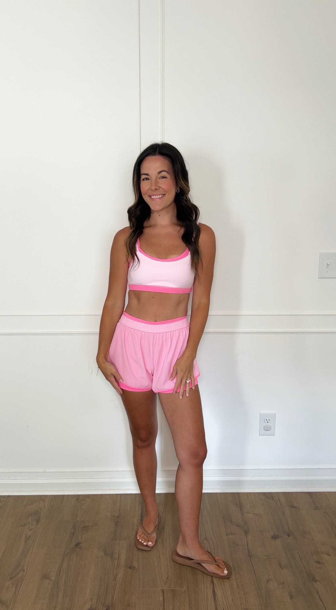 Rayna Double Layered Shorts - Pink
