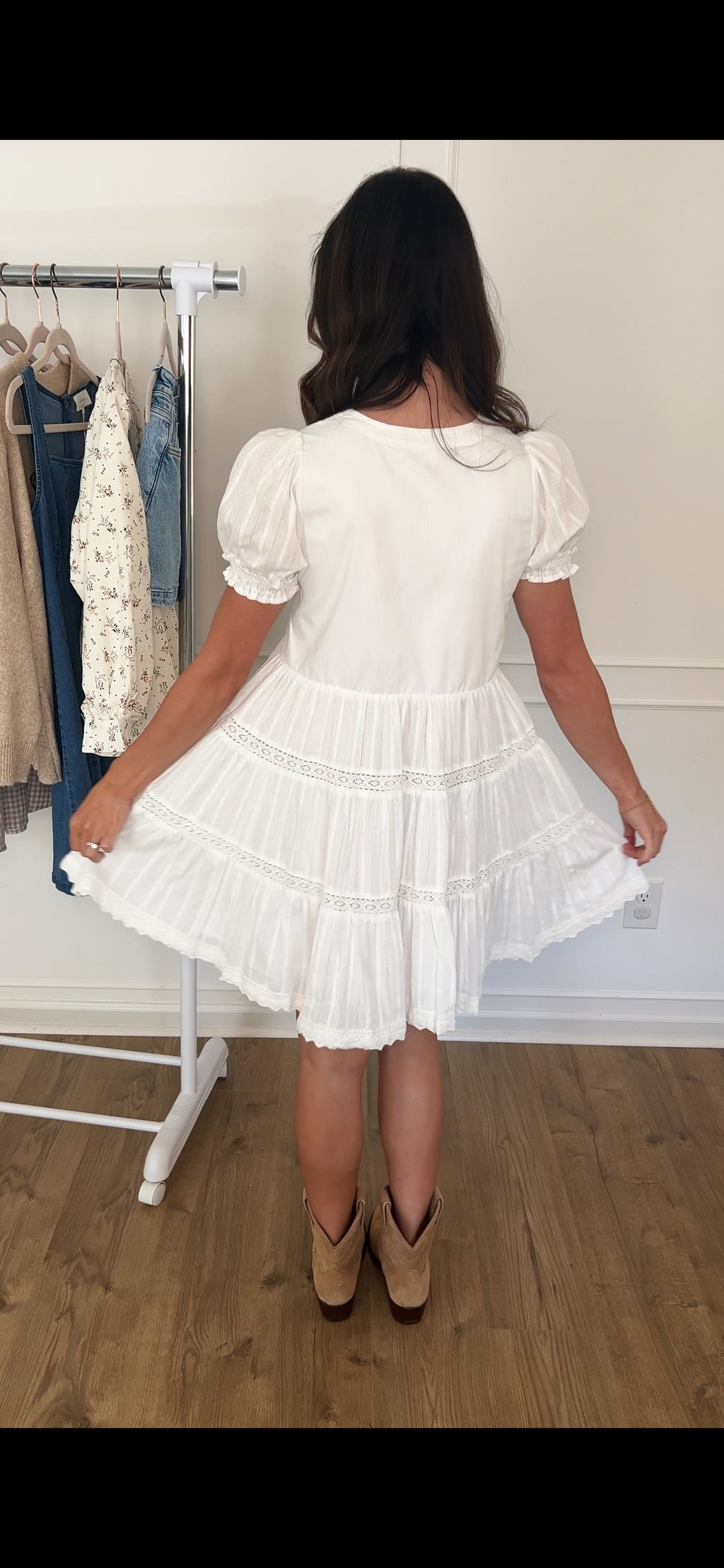 Reagan Mini Dress - White