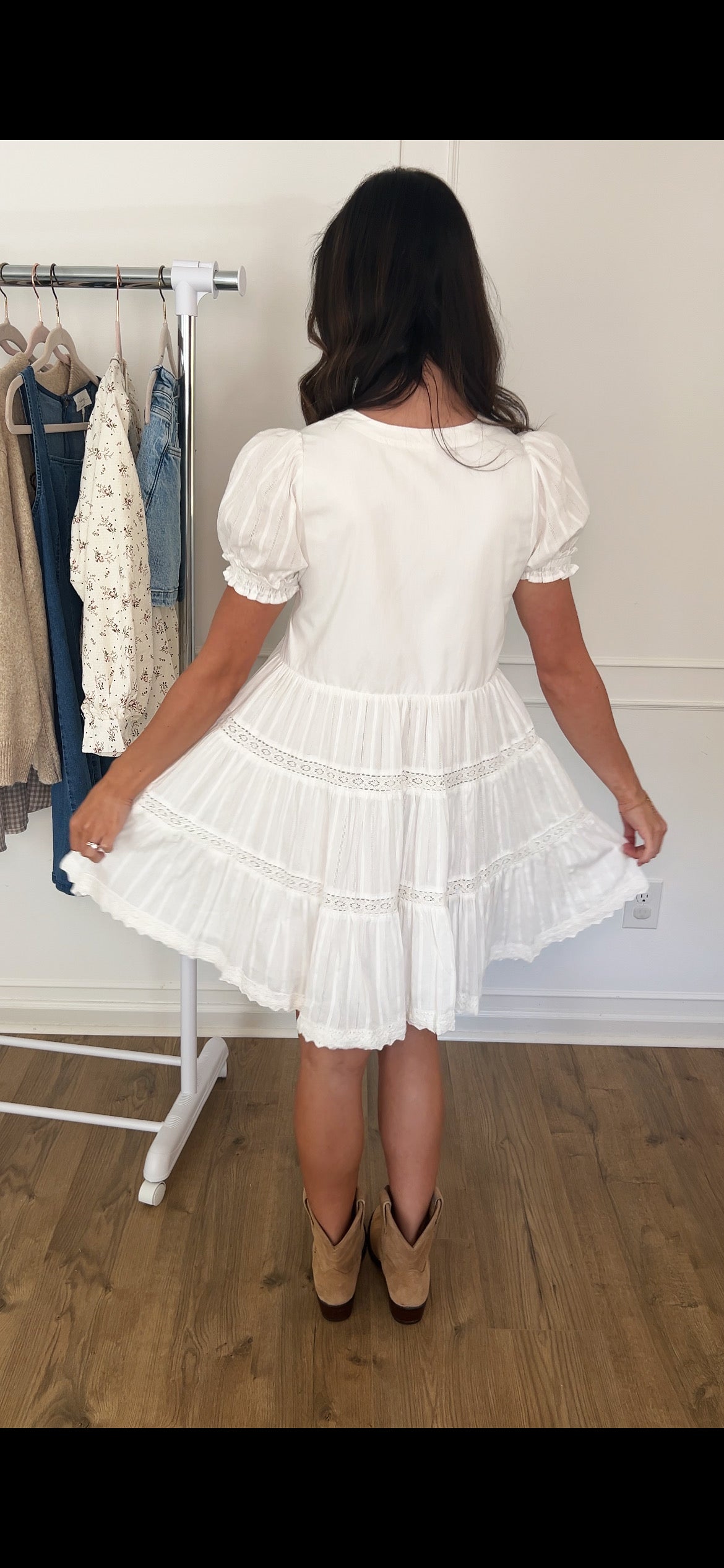 Reagan Mini Dress - White