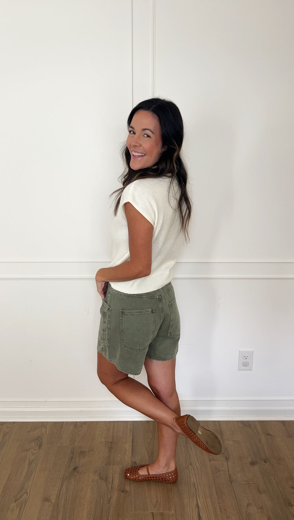 Jordan Tie Shorts - Olive