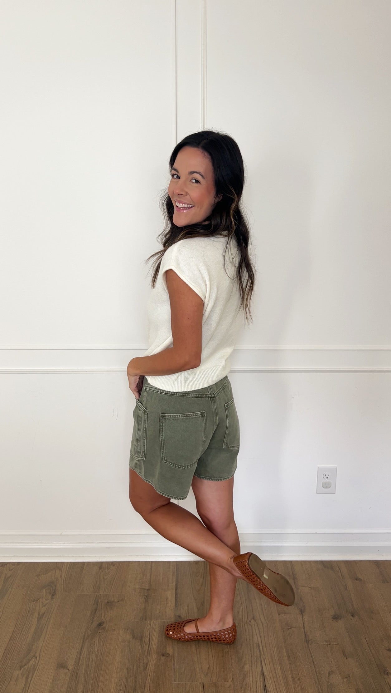 Jordan Tie Shorts - Olive