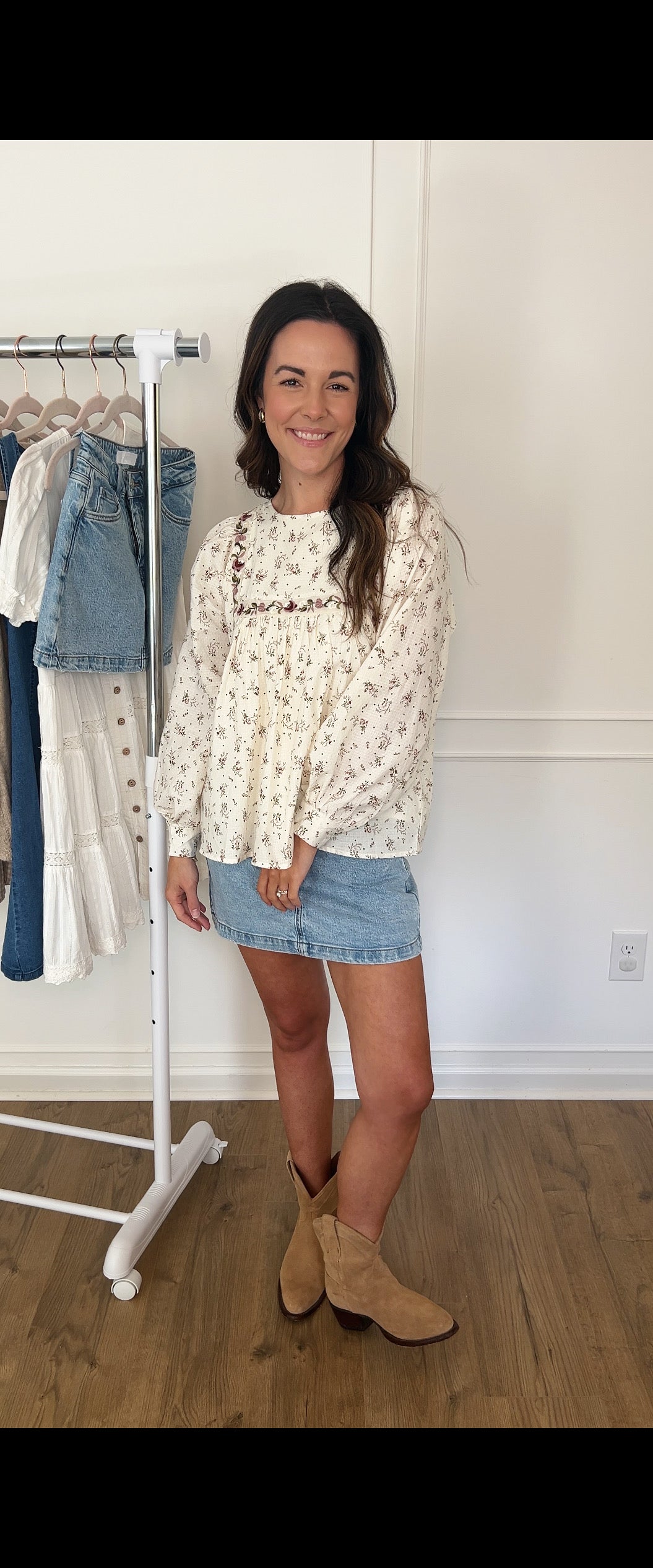 Kinsley Floral Print Blouse